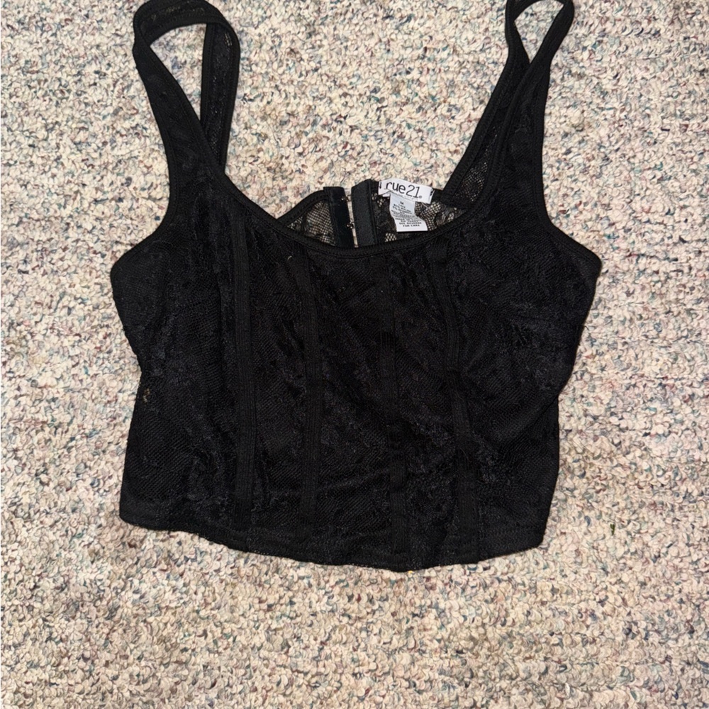 Rue21 black corset